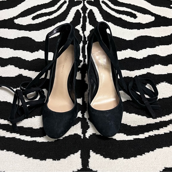BCBGeneration Ellah-X Suede Laceup Heels Size 9/39 - Picture 5 of 12